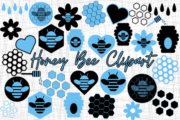 Blue and Black Honey Bee Clipart: A Designer's Guide