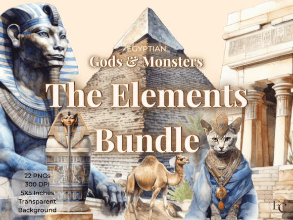 Bring Ancient Egypt to Life with Watercolor Clipart