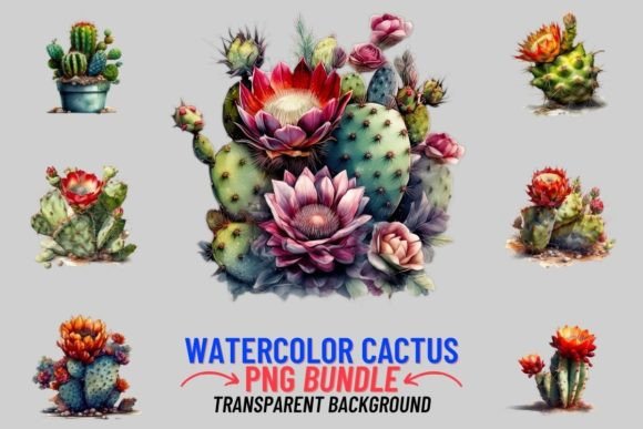 Bring Desert Charm to Your Designs with Cactus Clipart
