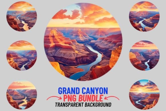 Bring the Canyon Home: Watercolor Grand Canyon PNG Clipart