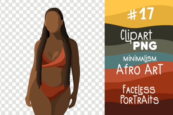 Celebrate Summer Confidence: African Clipart for Modern Design