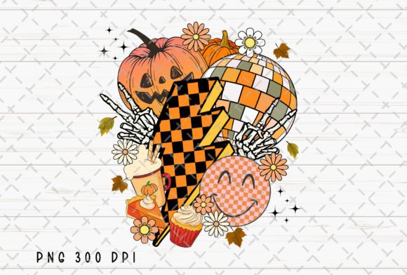 Retro Fall Pumpkin Smiley Face PNG: Your Cozy Autumn Design Fix