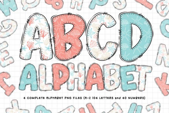 Shellfish Alphabet Letters Clipart: A Designer's Guide