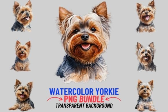Watercolor Yorkie Dog 12 PNG Clipart: A Creative Guide